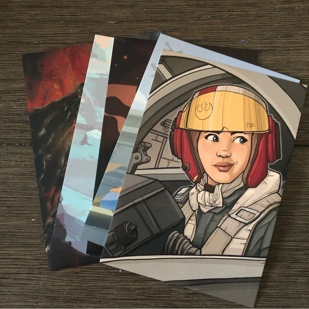 Disney Star Wars: Women of Star Wars postcards bundle #19 (Set of 5)